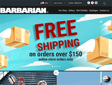 Tablet Screenshot of barbarian.com